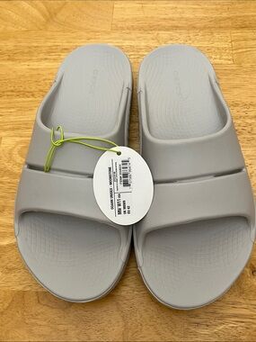 Oofos ooahh unisex slide sandals moonstone mens 9 / women’s 11 new
